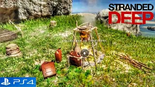 DISTILLATEUR DE CARBURANT  Fonctionnement amp Récolte dessence Stranded Deep  Ps4 [upl. by Veator]