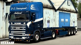 ETS2 148  Scania R4Series by RJL  Sound  Le Havre 🇫🇷  Lille 🇫🇷  ETS2 Mods [upl. by Zicarelli]