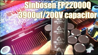 Sinbosen FP22000Q 3900uf200V capacitor is available [upl. by Ankney]