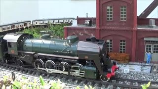 Dampflokparade auf der Lgb Maienstein 10 Dampfloks digital auf einer Gartenbahn Teil 1 [upl. by Nimajneb277]