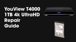 YouView T4000 4k UHD Hard Drive Repair Replacement Guide Tutorial By TheCod3r [upl. by Adamik]