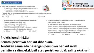 Praktis Kendiri 93a  Matematik Tingkatan 4 Bab 9  Kebarangkalian peristiwa bergabung  Maths [upl. by Mckenna585]