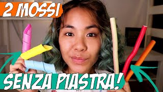 CAPELLI MOSSI SENZA PIASTRA PER CAPELLI CORTI😍 2 metodi facilissimi [upl. by Urana]