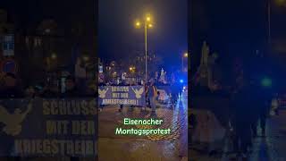 Eisenacher Montagsprotest für Frieden Freiheit und Souveränität am 111124 [upl. by Korella419]