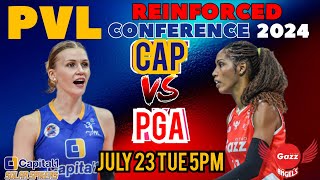 CAPITAL1 vs PETRO GAZZ  2024 PVL REINFORCED CONFERENCE  LIVE SCORE [upl. by Ymij]