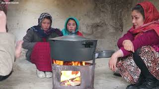 Hard Life in an Old Village House  Village Life of Afghanistan  Rural Style Food [upl. by Haroppiz]