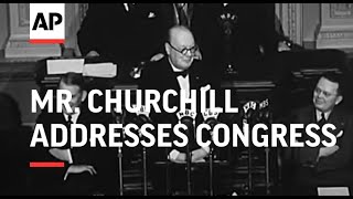 Mr Churchill Addresses Congress  SOUND [upl. by Lavern]