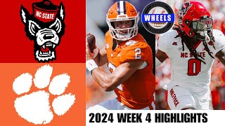 21 Clemson vs NC State  Full Game Highlights  2024 College Football Highlights [upl. by Attekal]