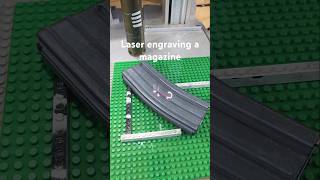 Laser engraving a magazine [upl. by Anivla366]