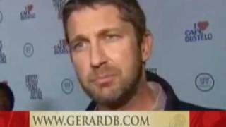 Gerard Butler interview talking about the Haiti earthquake and Artists for Peace and Justice [upl. by Jasik118]