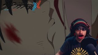 Darling in the FRANXX Reactions 📺 FIRST KISS ON THE FIRST EPISODE [upl. by Parthena153]