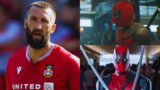 Ryan Reynolds Deadpool 3 Surprise Wrexham Star Ollie Palmers Reaction Goes Viral [upl. by Leod]