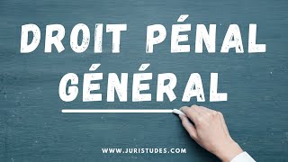 Comprendre le Droit Pénal Général en 4 minutes [upl. by Beshore995]