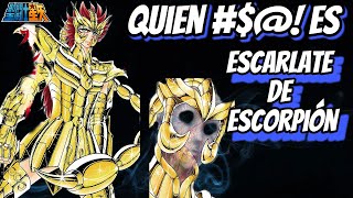 ¿Quién es ESCARLATE DE ESCORPIÓN El Caballero Invisible ♏♏♏ Saint Seiya Next Dimension [upl. by Comfort90]