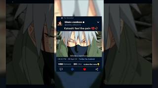 Kakashi almost die to pain 😑 naruto shorts kakashi [upl. by Rehpoitsirhc252]