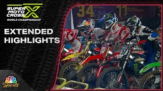 SuperMotocross Playoffs EXTENDED HIGHLIGHTS Round 3 at Los Angeles  92323  Motorsports on NBC [upl. by Fridell215]