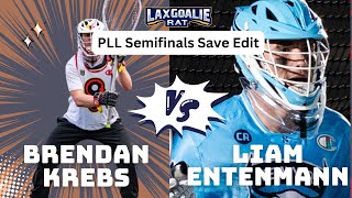 PLL OT Semifinal Thriller  Liam Entenmann Atlas vs Brendan Krebs Whipsnakes  Goalie Save Edit [upl. by Einahpts]