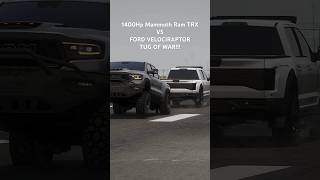 1400Hp Ram TRX Vs FORD Raptor R trx ram srt srt8 trackhawk dodge 1000hp hellcat fastcar [upl. by Astri]