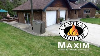 Outdoor Wood Boiler FULL INSTALL Start to Finish [upl. by Ecargyram]