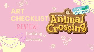 Animal Crossing Art Checklist Etsy cookingcrossing acnh animalcrossing [upl. by Pinchas]