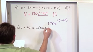 Lesson 10  Practice With Phasors AC Circuit Analysis [upl. by Ford]