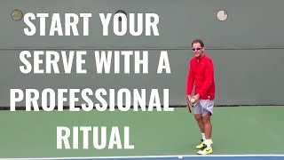 Federer Serve Technique  How And Why To Start Your Serve Like A Pro [upl. by Nosreip789]