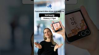 Personnalise lécran externe de ton Samsung Galaxy Z Flip6 pour être stylé a la rentrée [upl. by Relyuhcs]