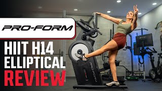 ProForm Pro HIIT H14 Elliptical Review A LowImpact Vertical Elliptical [upl. by Hoagland452]