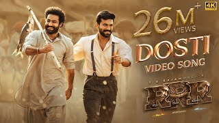 Dosti Full Video Song Telugu  RRR  NTR Ram Charan  MM Keeravaani  SS Rajamouli [upl. by Fulvi202]