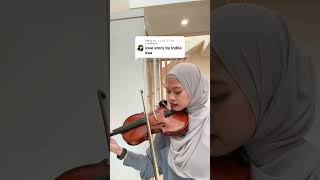 🥶🥶🥶 lovestory indila violin [upl. by Schmitt413]