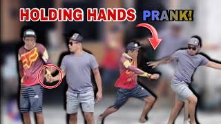 HOLDING HANDS PRANK  Nagalit si kuya [upl. by Woodley274]