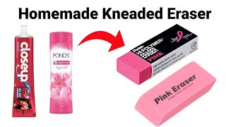 How to make Kneaded Eraser at homeDIY Eraser homemade Kneaded Eraser Moldable Eraser [upl. by Doss821]