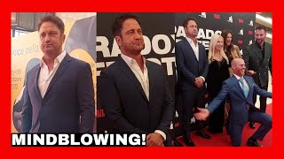 Gerard Butler  MINDBLOWING Ultra CLASSY Gerrys RED CARPET moments from Rome Film Festival [upl. by Genaro]