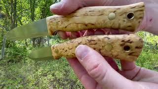 Casstrom Swedish FK 10 and 14 Comparison by wwwbushcraftcanadacom [upl. by Bennir]