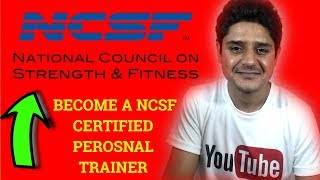 NCSF personal trainer certification reviewHow to become certified fitness trainer ncsf usa [upl. by Daloris]