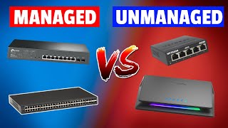 MANAGED SWITCH OR UNMANAGED WHICH NETWORK SWITCH IS BETTER [upl. by Amhsirak]