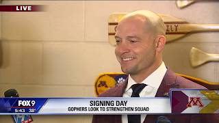 Gophers Coach PJ Fleck discusses the recruiting class of 2019 [upl. by Fosdick589]