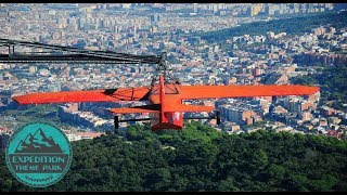 The Historic Tibidabo Amusement Park  Barcelona Spain  Expedition Theme Park [upl. by Branden]