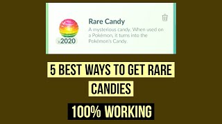 Top 5 Ways To Earn Rare Candy In Pokemon Go  Free Rare Candy  Unlimited Rare Candies In Pokemon Go [upl. by Nataniel216]