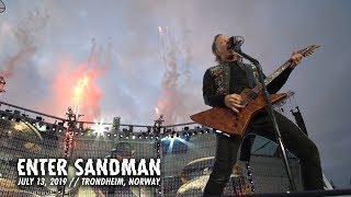 Metallica Enter Sandman Trondheim Norway  July 13 2019 [upl. by Ridglee]