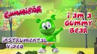 The Gummy Bear Song Instrumental With Lyrics  Gummibär The Gummy Bear [upl. by Alisen]