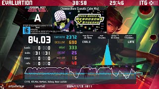 StepMania  20241119  16132 Chinese Burn Lunatic Calm Mix  8403 [upl. by Hsetih855]