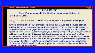 Zîhayatta bilhâssa insanda o Sâniin ekser esması onda tecelli ettiği cihetle ehadiyeti gösterir [upl. by Quintin633]