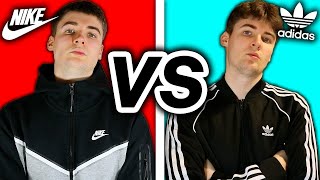 Nike Tech Fleece vs Adidas SST Tracksuit [upl. by Rozanna599]