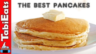 HOW TO MAKE THE BEST PANCAKES Easy Recipe [upl. by Ofelia]