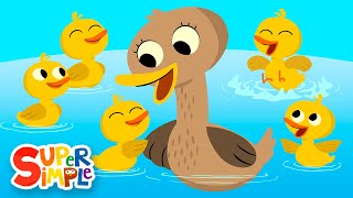 Five Little Ducks  Kids Songs  Super Simple Songs [upl. by Losyram]