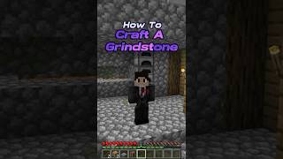 How to Craft A Grindstone in Minecraft Java [upl. by Hollander]