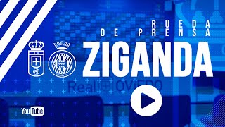 Rueda de prensa Ziganda  Real Oviedo  Girona FC [upl. by Novyert]