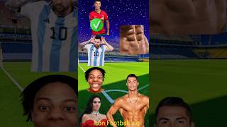 Messi vs Ronaldo vs ishowSpeed vs Georgina shorts football messicristiano ronaldo MrBeast [upl. by Macmillan]