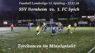 Fussball Landesliga SSV Bornheim vs 1 FC Spich [upl. by Corrina]